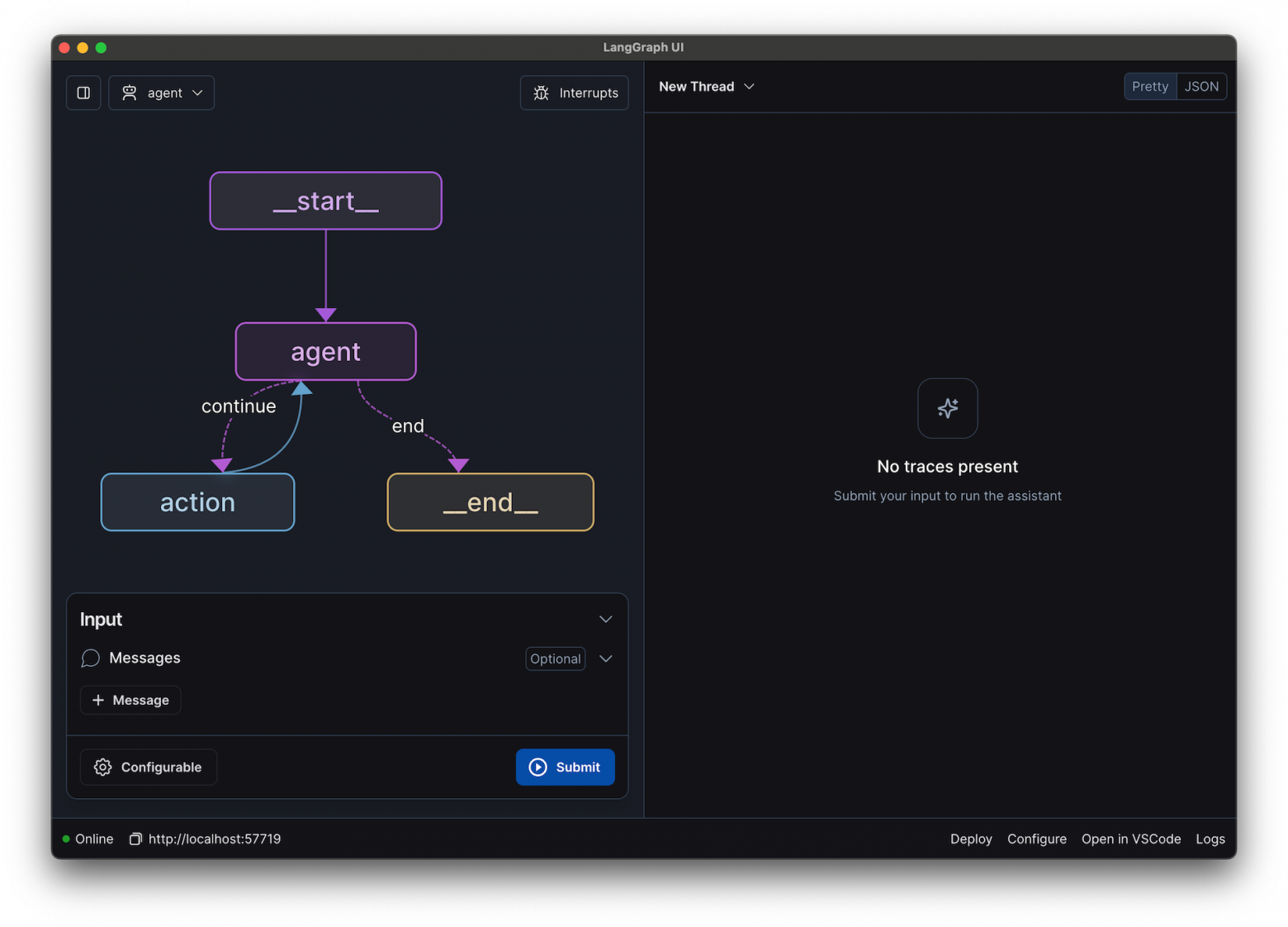 Основное графическое меню